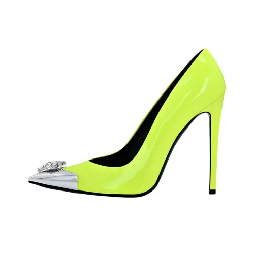 PHILIPP PLEIN Decollete Узкий каблук Высокие каблуки 12 см Женские Зеленый