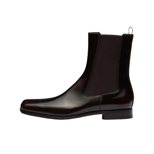 PRADA Короткий Челси Мужской Черный