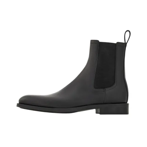 FERRAGAMO Короткий Челси Мужской Черный