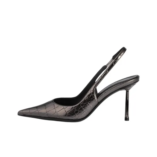 Le Silla Bella Низкий каблук Высокий каблук 8 см Женский Черный Серый