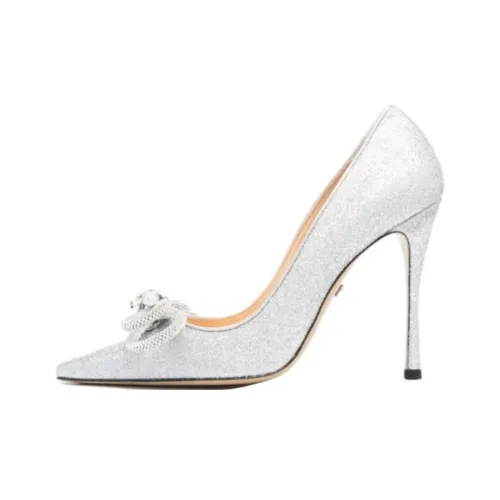 MACH MACH Узкий каблук Высокие каблуки Женские Серебряные