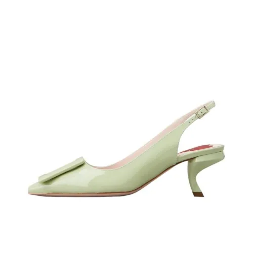 Roger Vivier Высокие каблуки Зеленые Женские