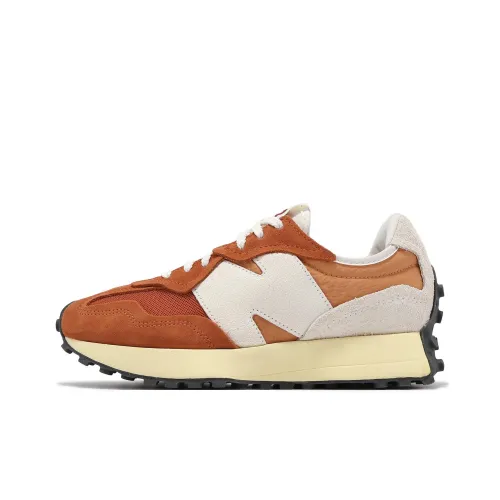 New Balance NB 327 Low Топ Повседневные Беговые Кроссовки Унисекс Оранжевый Белый