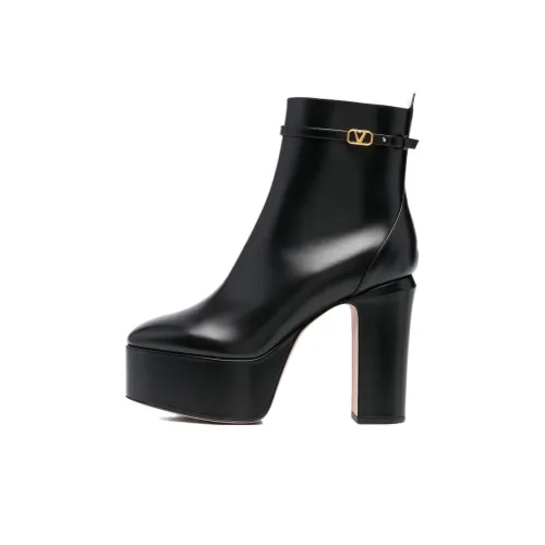 Valentino Коричневый Go Стильные Сандалии 7,5 см Женские Черные