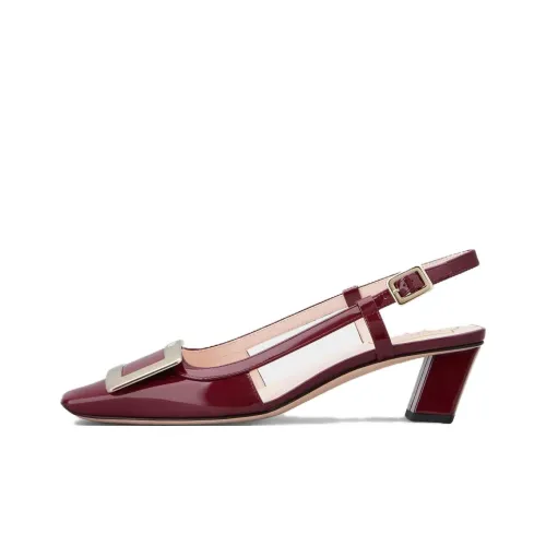 Roger Vivier Belle Vivier Высокие каблуки Бургундский Женские