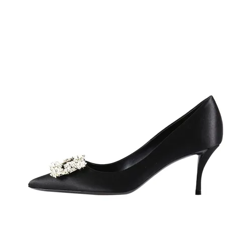 Roger Vivier Flower Strass Высокие каблуки Женские