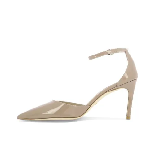 Stuart Weitzman SW Узкий каблук Высокие каблуки Женские Светлый Умбра