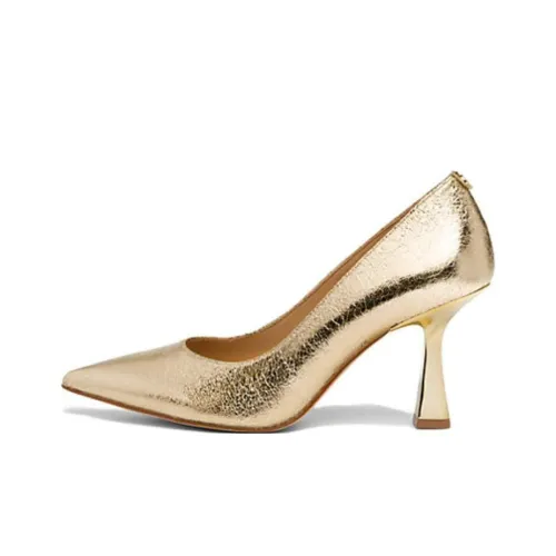 MICHAEL KORS Clara Грубый каблук Высокие каблуки 7 см Женские Золотой