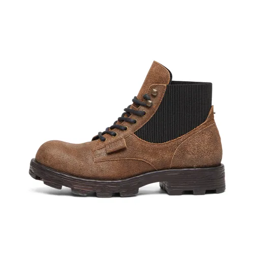 DIESEL D Hammer Ботильоны Мужские Коричневые