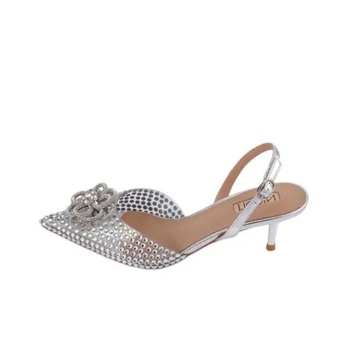 NICOLI Devon Низкий каблук Высокие каблуки 5,5 см Женские Серебристый