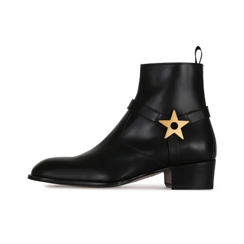 Giuseppe Zanotti GZ Sheldon Звезда Ботильоны Мужской Черный