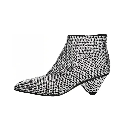 BALMAIN Ботильоны Женские Серебряные