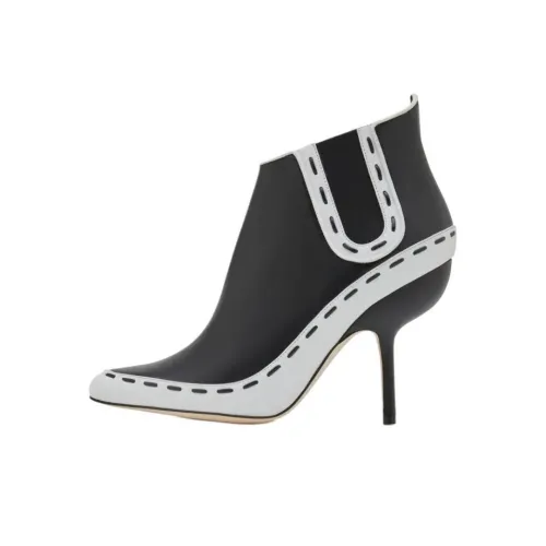 MANOLO BLAHNIK Ботильоны 10,5 см Женские Черные