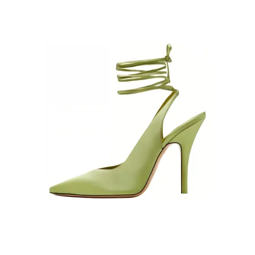 The Attico Venus Узкий каблук Высокие каблуки Женские Зеленый