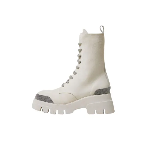 BRUNELLO CUCINELLI Ботильоны Женские Белые