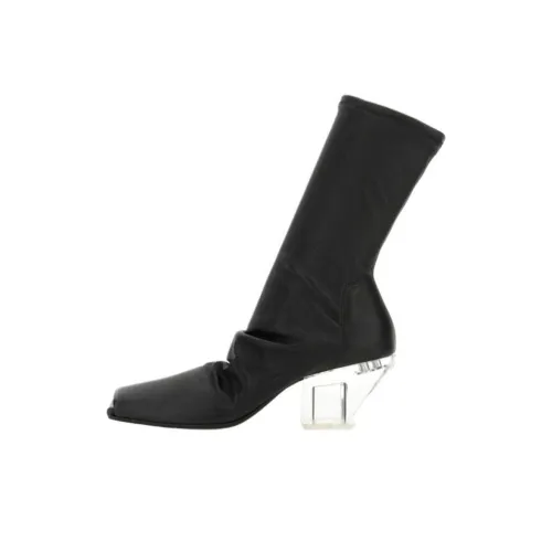 RICK OWENS совместный бренд RO Ботильоны 7 см Женские Черный