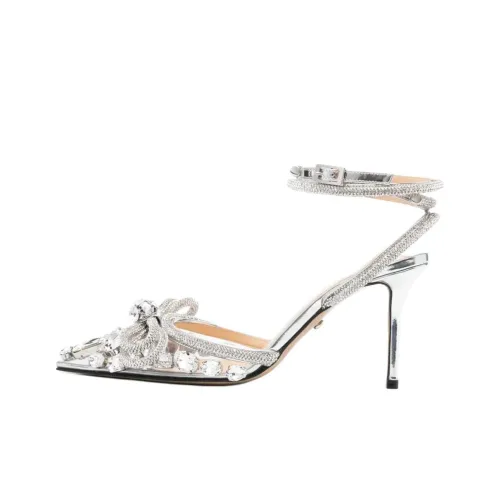 MACH MACH Узкий каблук Высокие каблуки 8 см Женские Серебряный