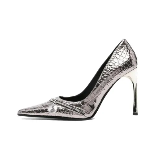 VERSACE JEANS COUTURE Высокие каблуки Серебряный Женские