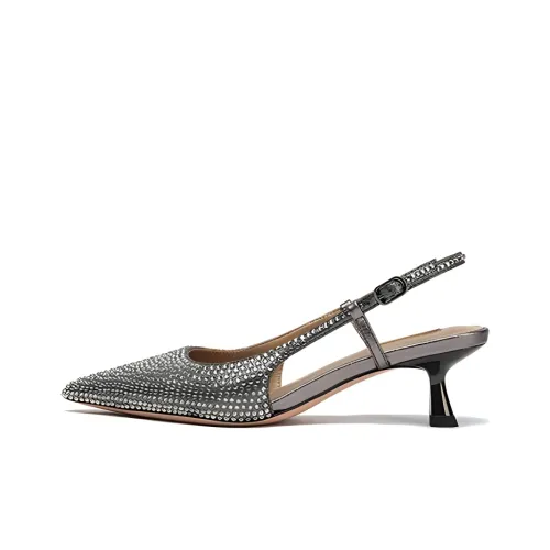 NICOLI Carmine Нестандартный каблук Высокие каблуки 5 см Женские Бронза