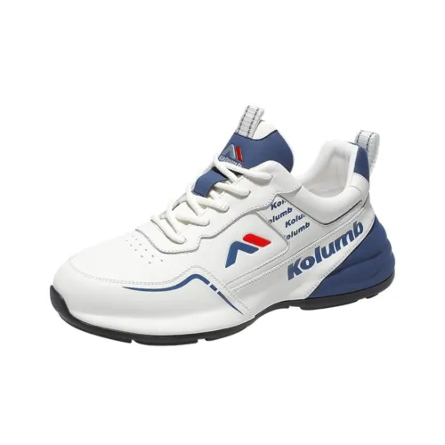 KOLUMB Casual Низкий Топ Белый Синий Мужской