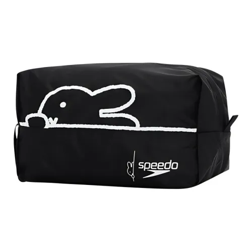 Speedo MIFFY Коллаборация Нейлоновая Сумка для плавания Унисекс Черный Белый