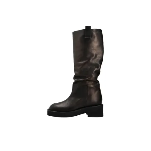 MM6 MAISON MARGIELA Женские высокие сапоги на колено черные