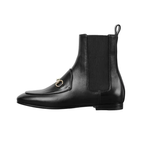 GUCCI Jordaan Короткий Челси Женские Черный