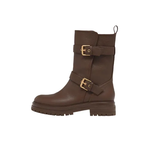 GIANVITO ROSSI Thiago Ботильоны Женские Коричневый