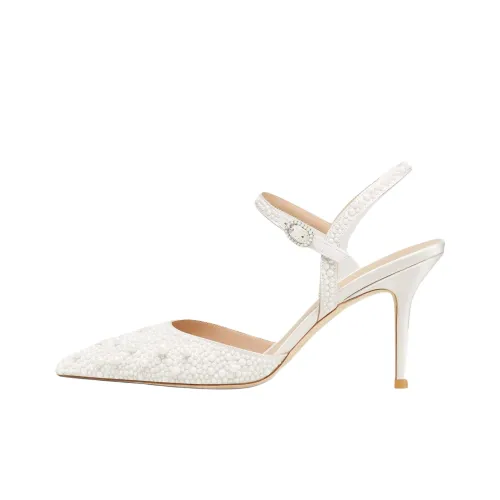Stuart Weitzman SW Bridal Bliss Высокие каблуки 8,5 см Женские Белые