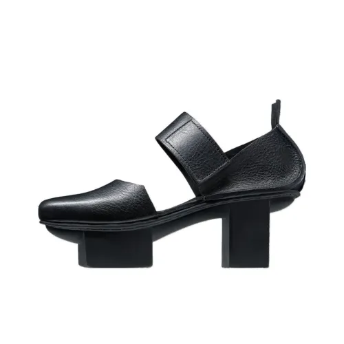 Trippen Пустой Квадратный каблук Высокие каблуки Женские Черный