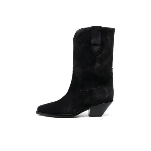 ISABEL MARANT Женские высокие сапоги на колено черные