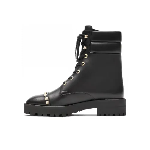 Stuart Weitzman SW Короткий Мартин Ботин Женские Черные