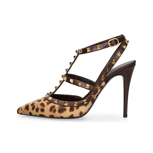 Valentino Высокие каблуки Коричневый Женские