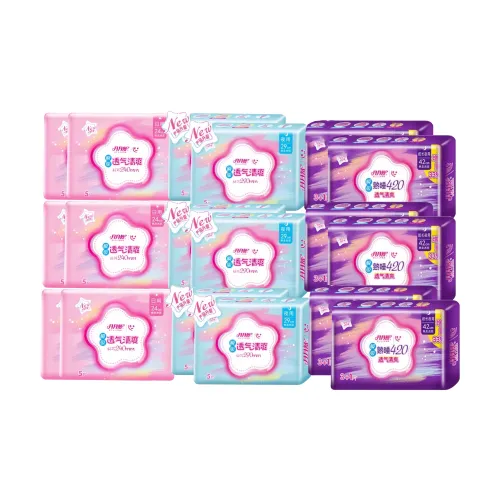 YUEYUESHU Мягкий и Дышащий Хлопок для дневного и ночного использования Гигиенические прокладки Портативные 144 шт