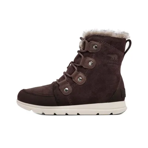 SOREL Explorer Joan Short Snow Boots Женские Коричневый