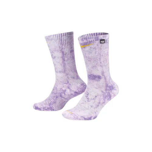 NIKE Фиолетовые Унисекс MID Носки до икры