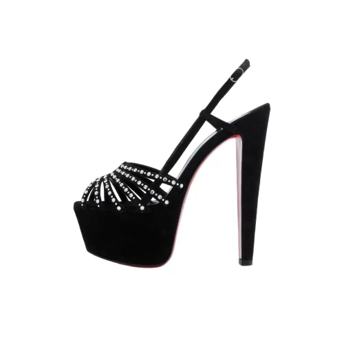 CL LUBOTING Alta Конусный каблук Высокие каблуки 16 см Женские Черный