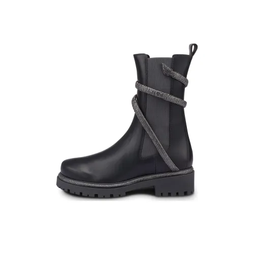 RENE CAOVILLA Челси Женские Черный