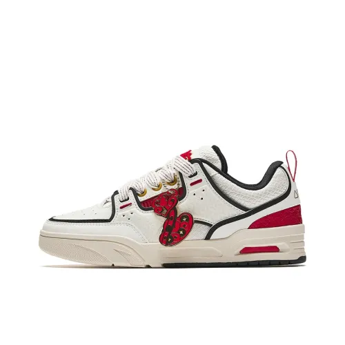 ANTA Низкие кроссовки для скейтбординга Женские Белые Черные Красные