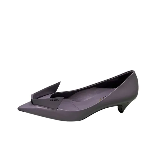PRADA Узкий каблук Высокие каблуки Женские Фиолетовый