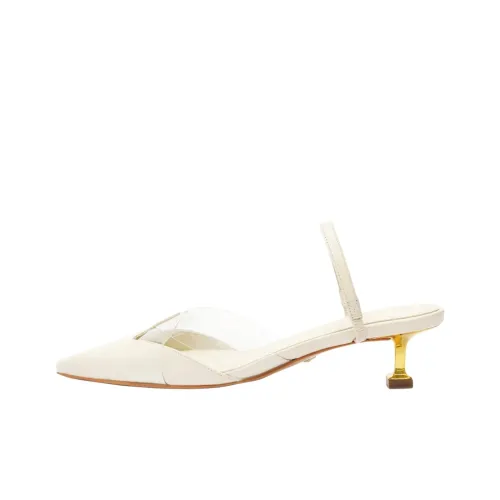 Schutz Tori Kitten Узкий каблук Высокие каблуки 4,5 см Женские Белые