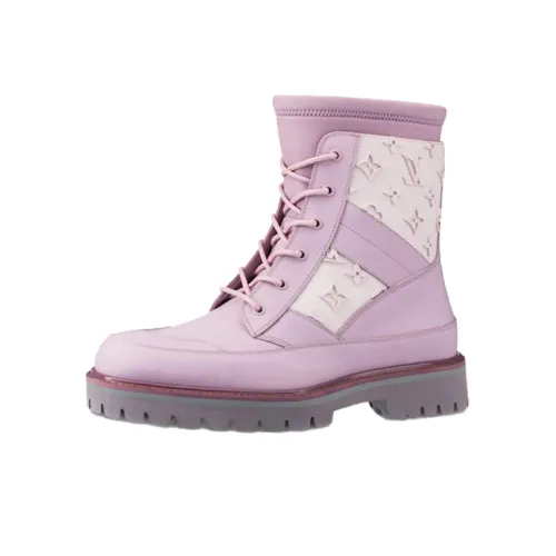 LOUIS VUITTON Ландшафт Мартин Boot Мужской Пурпурно-розовый