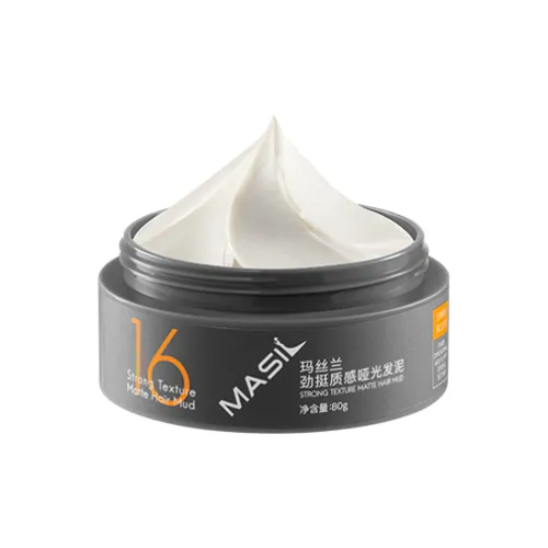 MASIL Твердая текстура Матовый волосы Глина Стайлинг Долговременный аромат с Блестящим Естественный 3D эффект 80г
