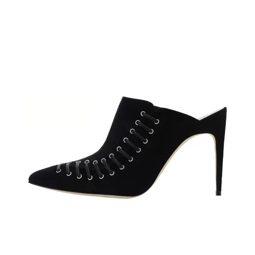 MANOLO BLAHNIK Узкий каблук Высокие каблуки 10,5 см Женские Черный