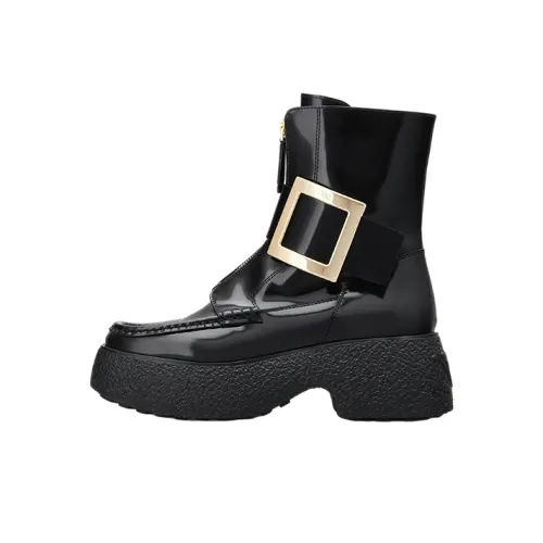 Roger Vivier VIV' Rangers Ботильоны 4CM Женские Черный