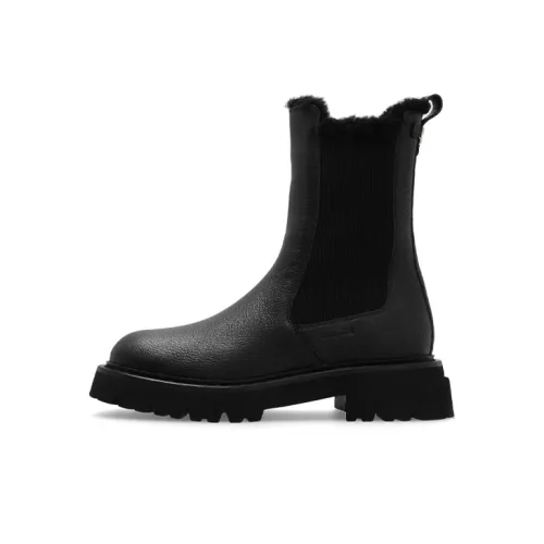 FERRAGAMO Короткий Челси Женские Черный