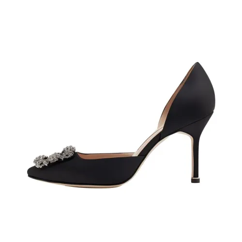 MANOLO BLAHNIK Высокие каблуки Черные Женские