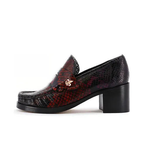 SOPHIA WEBSTER Грубый каблук Высокие каблуки 6 см Женские Черный Красный