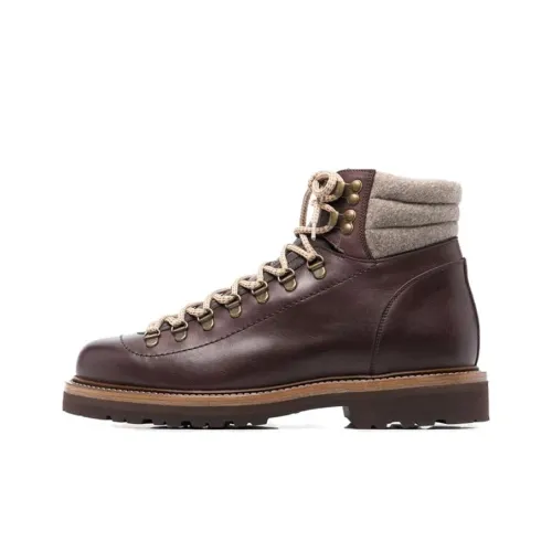 BRUNELLO CUCINELLI Ботильоны Мужские Коричневые