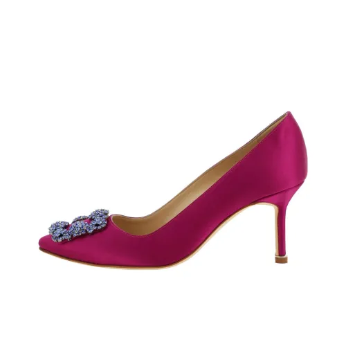 MANOLO BLAHNIK Высокие каблуки Персиково-розовый Женские